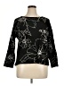 Tahari Floral Black Pullover Sweater Size 1X - photo 1