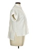 Gilli 100% Cotton Ivory Short Sleeve Blouse Size L - photo 4