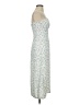 Pomelo 100% Polyester Floral Green Casual Dress Size XXS - photo 4