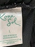 Kona Sol Solid Black Swimsuit Top Size L - photo 3