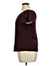 Nine West 100% Polyester Burgundy Short Sleeve Blouse Size L - photo 5