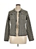 Keren Hart 100% Acrylic Houndstooth Silver Cardigan Size XL - photo 1