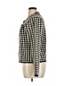 Keren Hart 100% Acrylic Houndstooth Silver Cardigan Size XL - photo 5