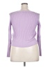 Shein 100% Polyester Purple Long Sleeve T-Shirt Size XXL - photo 2