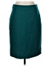 J.Crew 100% Wool Solid Teal Wool Skirt Size 4 (petite) - photo 1