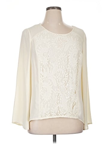 AB Studio 3/4 Sleeve Blouse (view 1)