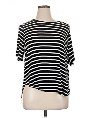 Cable & Gauge Short Sleeve Top (view 1)