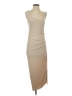 WAYF Solid Tan Cocktail Dress Size XS - photo 1