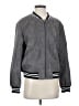 Pol 100% Polyester Gray Track Jacket Size S - photo 1