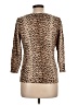 Joseph A. Animal Print Tan Cardigan Size L - photo 2