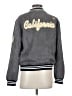 Pol 100% Polyester Gray Track Jacket Size S - photo 2
