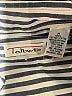 Talbots 100% Cotton Stripes Silver Long Sleeve Button-Down Shirt Size M - photo 4