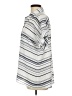 Alfani Stripes Silver Short Sleeve Blouse Size 12 - photo 5