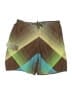 Panama Jack 100% Nylon Color Block Brown Board Shorts Size XL - photo 1