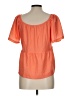 Unbranded Orange Short Sleeve Blouse Size L - photo 2