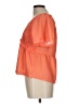 Unbranded Orange Short Sleeve Blouse Size L - photo 5