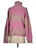 Maje Pink Turtleneck Sweater Size Sm (1) - photo 2