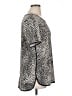 Misia Animal Print Silver Short Sleeve T-Shirt Size XL - photo 4