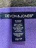 Devon & Jones Purple Cardigan Size XS - photo 7