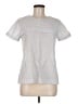 J.Crew Silver Short Sleeve Top Size 8 - photo 1