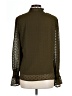 North End 100% Polyester Green Long Sleeve Blouse Size L - photo 2