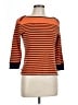 Chaps 100% Cotton Orange 3/4 Sleeve Top Size L - photo 1