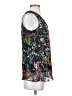 Spense 100% Polyester Print Purple Tank Top Size S - photo 4