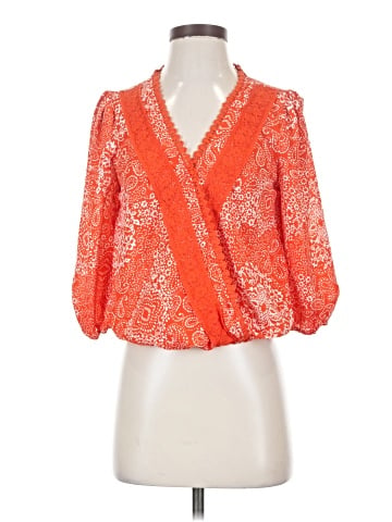 Blue Rain 3/4 Sleeve Blouse (view 1)