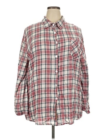 Adora Long Sleeve Button-Down Shirt (view 1)