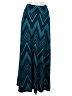 Moa Moa Chevron-herringbone Teal Formal Skirt Size M - photo 1