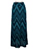Moa Moa Chevron-herringbone Teal Formal Skirt Size M - photo 2