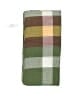 Assorted Brands 100% Cotton Checkered-gingham Green Scarf One size - photo 2