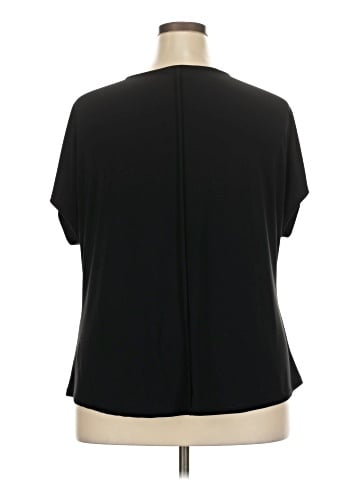 Bar III Short Sleeve Blouse (view 2)