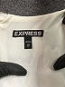 Express 100% Polyester Silver Short Sleeve Blouse Size XS - photo 7
