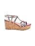 Kate Spade New York Stripes Red Wedges Size 10 - photo 1