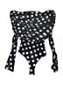 AFRM Polka Dots Black Bodysuit Size XXS - photo 1