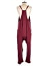 Anrabess Solid Burgundy Jumpsuit Size M - photo 2