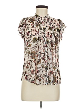 Sun & Shadow Short Sleeve Blouse