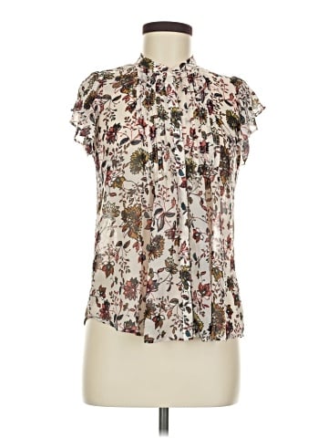 Sun & Shadow Short Sleeve Blouse (view 1)