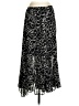 Rafael 100% Polyester Animal Print Black Casual Skirt Size S (petite) - photo 1