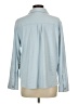 32 Degrees Solid Blue Gray Long Sleeve Blouse Size L - photo 2