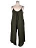Jolie Solid Green Jumpsuit Size S - photo 1