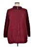 Catherines 100% Polyester Burgundy Jacket Size 1X - photo 1