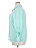 White Stag 100% Rayon Teal 3/4 Sleeve Button-Down Shirt Size 20 - photo 5