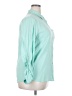 White Stag 100% Rayon Teal 3/4 Sleeve Button-Down Shirt Size 20 - photo 4