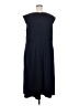 Talbots 100% Cotton Solid Blue Casual Dress Size 20 - photo 2