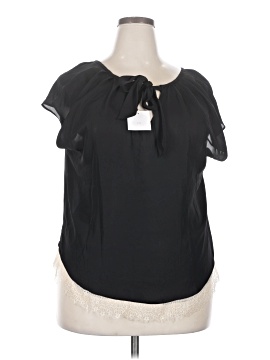 LC Lauren Conrad Short Sleeve Blouse (view 1)