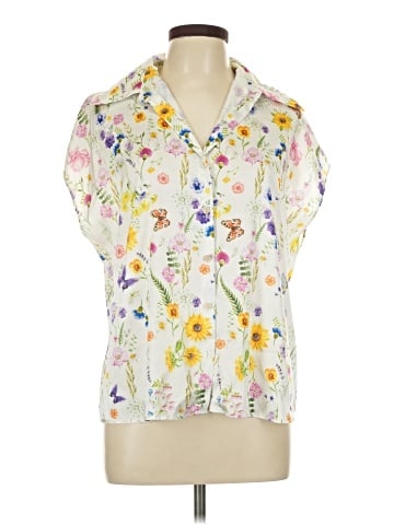 Maison d' Amelie Short Sleeve Blouse (view 1)