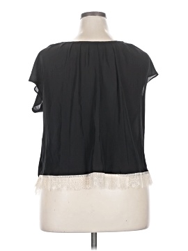 LC Lauren Conrad Short Sleeve Blouse (view 2)