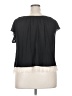 LC Lauren Conrad 100% Polyester Black Short Sleeve Blouse Size XXL - photo 2
